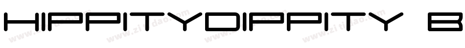 HippityDippity Bold字体转换